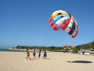 parasailing