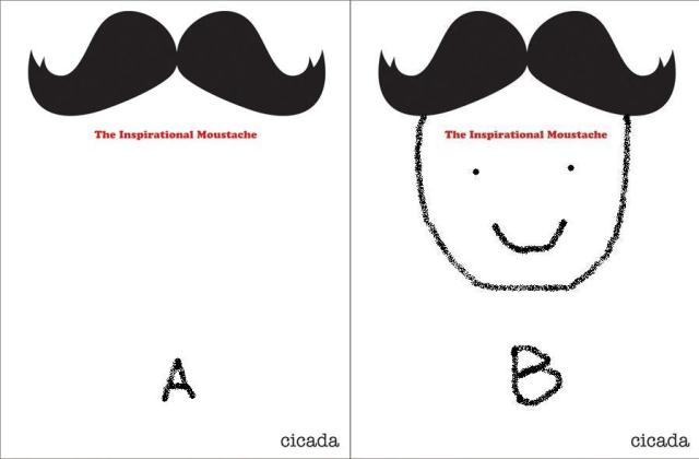 cover inspirational moustache