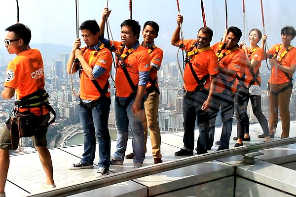 Skywalk X di Macau Tower