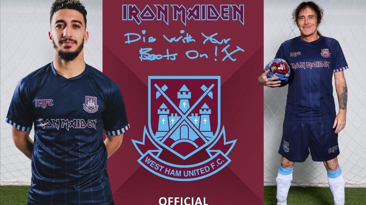 Kolaborasi Iron Maiden x West Ham United