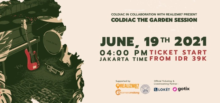 Coldiac “The Garden Session” Akan Bawakan Lagu Hasil Aransemen Ulang