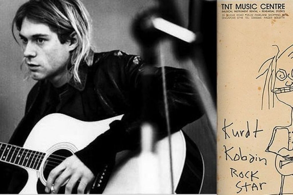 Gambar Karikatur Milik Kurt Cobain Terjual Hingga Rp 4 Miliar