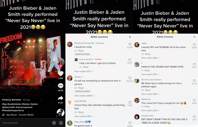 Justin Bieber Bawakan “Never Say Never” Bareng Jaden Smith di The Freedom Experience