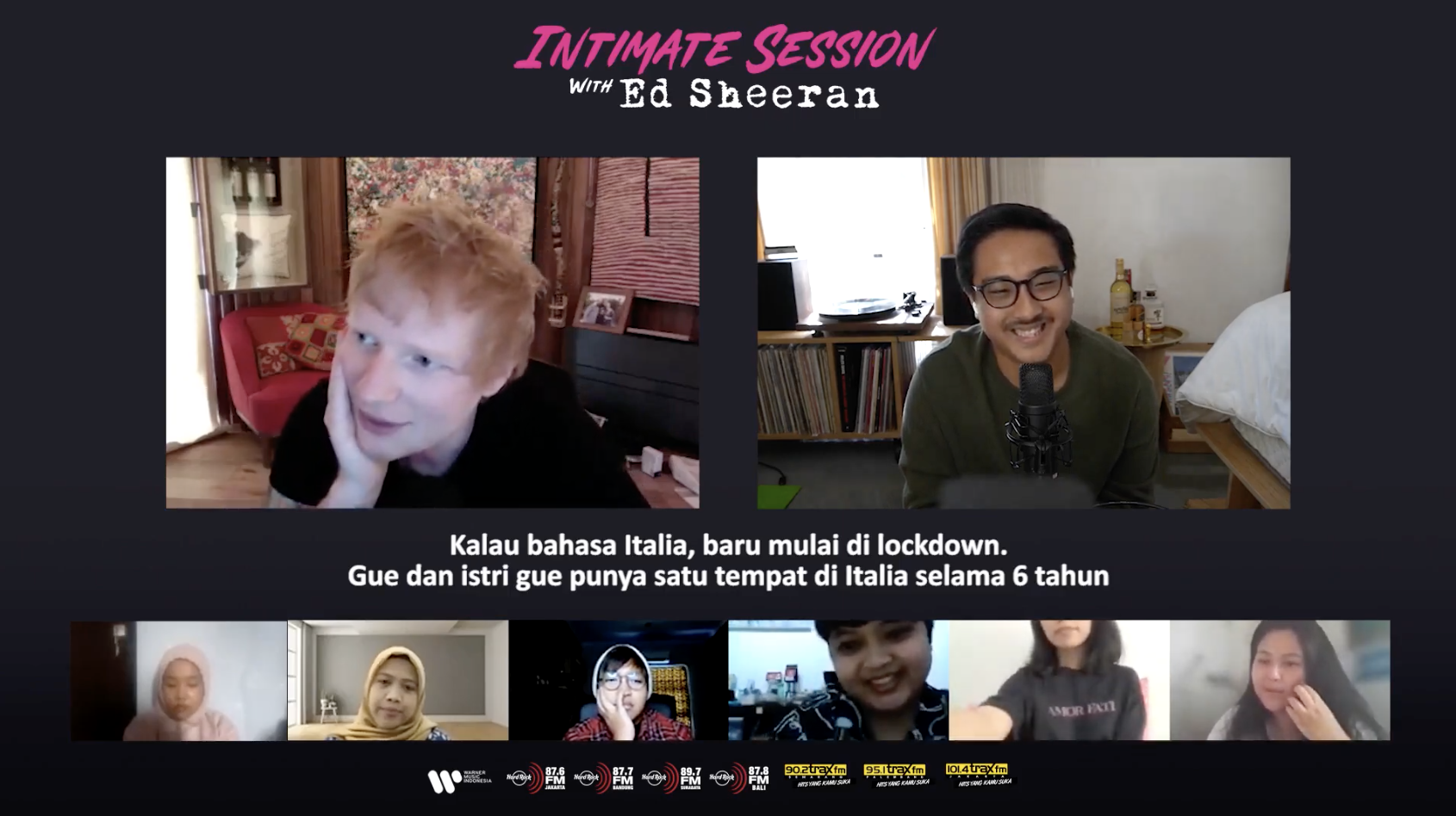 Intimate Session With Ed Sheeran: Kesibukan Ed Sheeran Selama Pandemi Ternyata Belajar Bahasa Italia!