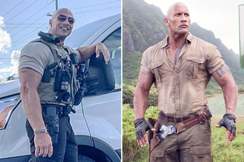 Begini Reaksi Dwayne Johnson Ketika Ada Polisi Mirip Dengannya