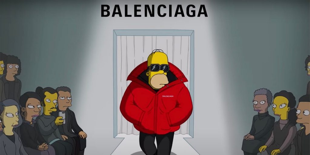 The Simpson Melantai Di Paris Fashion Week Berkolaborasi Dengan Balenciaga