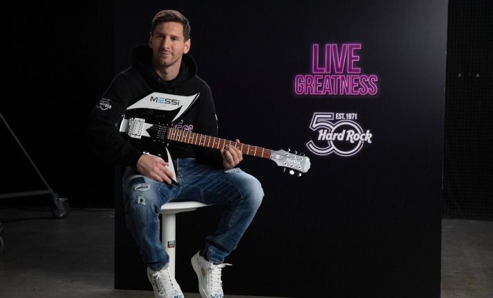 Berkolaborasi dengan Hard Rock Cafe, Lionel Messi Luncurkan 'Burger Messi'