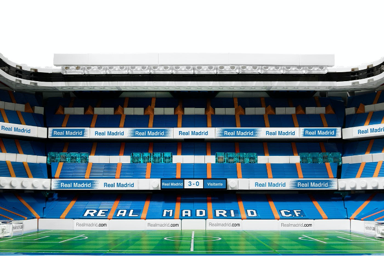 Rayakan Ultah Ke-120 Real Madrid, LEGO Rilis Replica Stadium Santiago Bernabeu