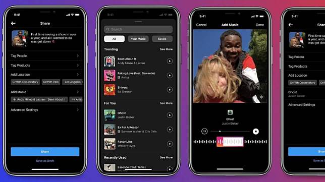 Fitur "Add Music" Kini Hadir di Postingan Feed Instagram