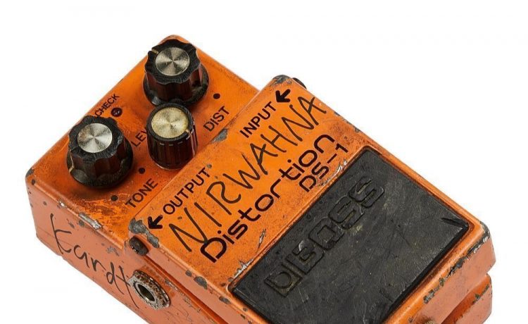 Pedal Distortion DS-1 Milik Kurt Cobain Terjual Dengan Harga Fantastis