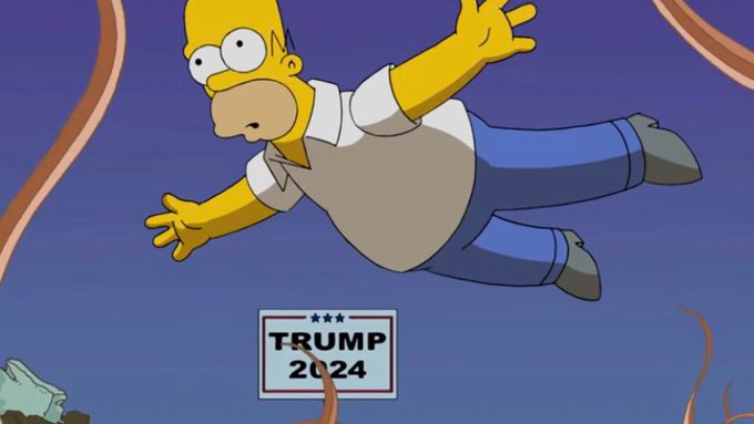 The Simpsons Kembali Prediksi Donal Trump Maju Pilpres AS 2024 di Tahun 2015