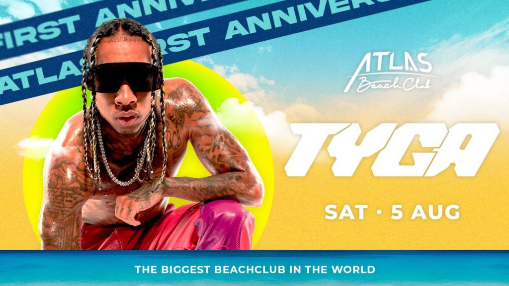 Tyga Bakal Manggung di Atlas Beach Club Bali