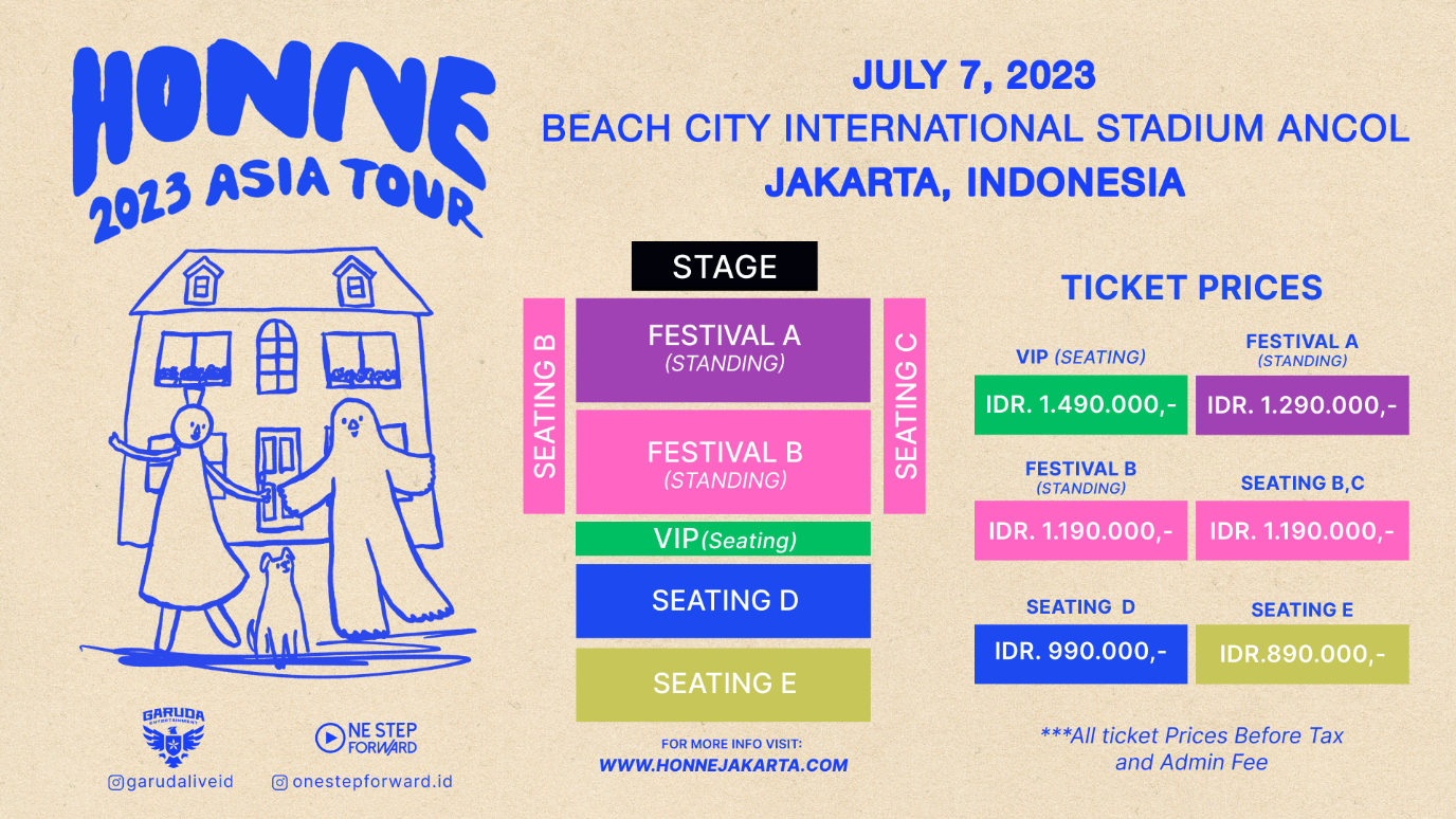 HONNE Gelar Konser di Indonesia, Tiket Dijual Hari Ini!