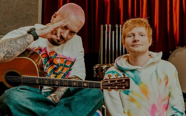 J Balvin Gandeng Ed Sheeran Buat Musik Baru di Tahun 2024!