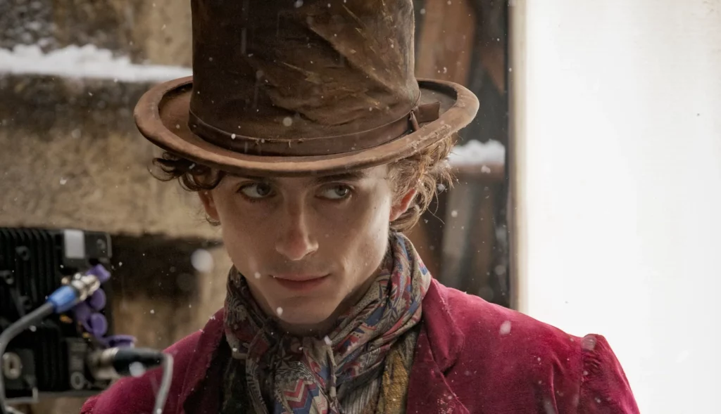 Melihat Transformasi Timothee Chalamet Menjadi Willy Wonka