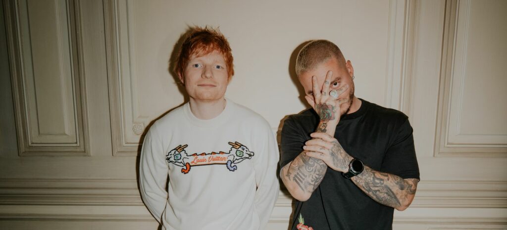 J Balvin Gandeng Ed Sheeran Buat Musik Baru di Tahun 2024!