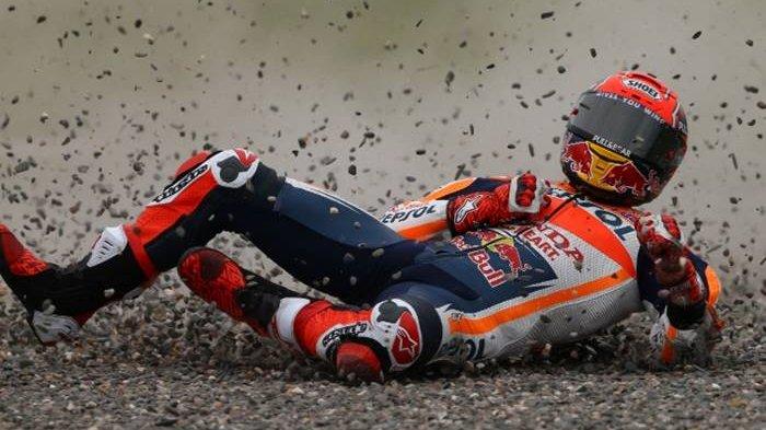 Julukan Baru Marc Marquez, King of Crash MotoGP 2023