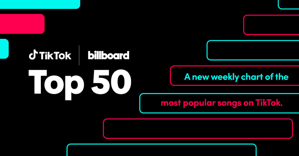 TikTok Collab Bareng Billboard Bikin Top 50 Lagu Populer di Aplikasinya